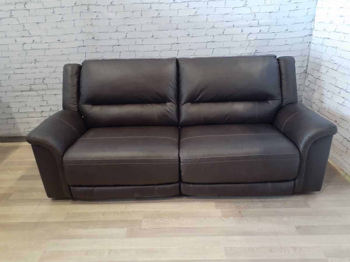 Trasimeno Power Reclining Sofa - Dark Brown - Gallery Image 4